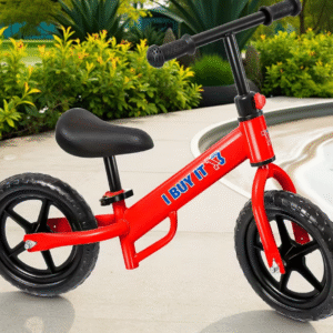 12&rdquo; Balance Bike,with Adjustable Seat & Handlebar - 3-6 Year Kids with Basket No Brakes/-Free, Weight Polyurethane Wheels for Riding & Skill Limit