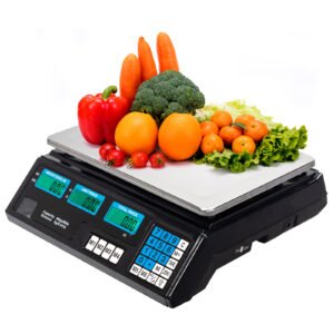 40kg/5g Digital Price Computing Scale for  Vegetable Fruits Groceries in UK Plug